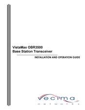Vecima VistaMax OBR3500 Installation And Operation Manual