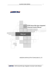 Sunfar E300-2S0002B Manual