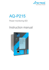 Arcteq AQ-P215 Instruction Manual