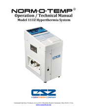 CSZ NORM-O-TEP 111Z Operation & Technical Manual
