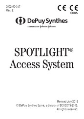 Synthes SPOTLIGHT Surgical Technique Manual