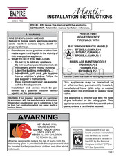 Empire Comfort Systems MANTIS BI28BMN-5 Installation Instructions Manual