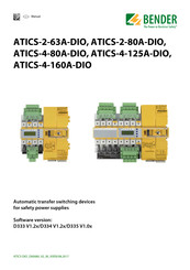 Bender ATICS-4-160A-DIO Manual