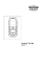 Testboy TV 700 Operating Instructions Manual