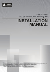 Chigo CMV-R Serie Installation Manual