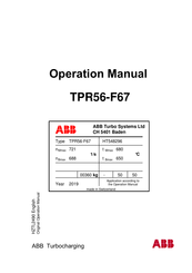 ABB TPR56-F67 Operation Manual