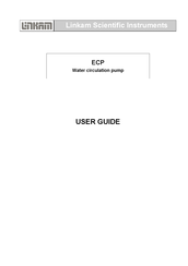 Linkam Scientific Instruments ECP User Manual