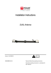 Muller Elektronik DUAL-Antenna Installation Instructions Manual
