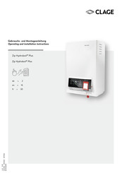 clage Zip Hydroboil Plus 5 Operating And Installation Instructions