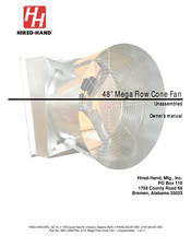 HIRED-HAND Mega Flow Slantwall Owner's Manual