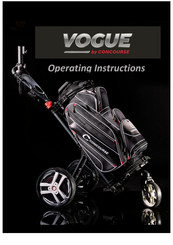 Concourse Vogue Operating Instructions Manual