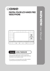 KD One NAVIEN UHA-742SG/M User Manual