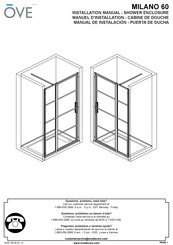OVE MILANO 60 Installation Manual