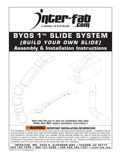 Inter-fab BYOS 1 SLIDE SYSTEM Assembly/Installation Instructions