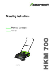 CleanCraft HKM 700 Operating Instructions Manual