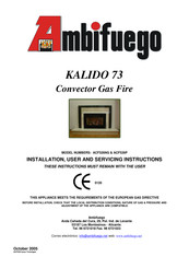 Ambifuego KALIDO 73 Installation, User And Servicing Instructions