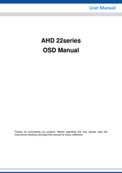 SHANY SSC-WD2311MDN User Manual