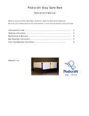 Pedicraft Stay Safe Bed Operation Manual
