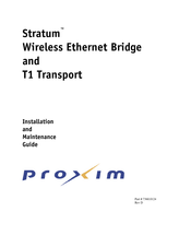 Proxim Stratum Installation And Maintenance Manual