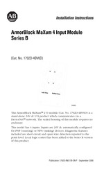 Allen-Bradley ArmorBlock MaXum 4 Installation Instructions Manual
