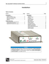 S&C SpeedNet ME Instruction Sheet