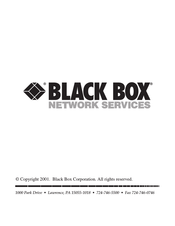 Black Box LE9050A-USB Manual