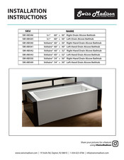 Swiss Madison Ivy SM-AB545 Installation Instructions Manual