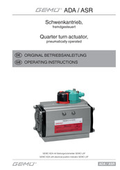 Gemu ASR 0130U Operating Instructions Manual