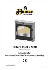 Hunter Stoves Telford Inset 5 MKII Instructions For Installation/Operation/Maintenance/Servicing