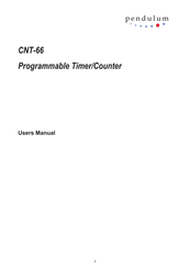Pendulum CNT-66 User Manual