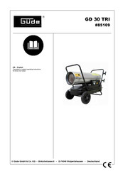 Gude GD 30 TRI Operating Instructions Manual