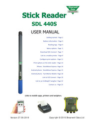 Shearwell Data SDL 440S User Manual