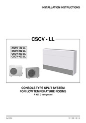 Technibel CSCV 152 LL Installation Instructions Manual