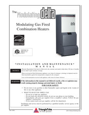 TriangleTube Delta Installation And Maintenance Manual