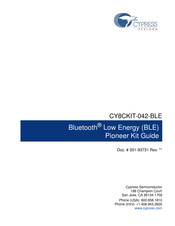Cypress Semiconductor CY8CKIT-042-BLE Manual