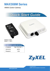 ZyXEL Communications MAX308M Series Quick Start Manual