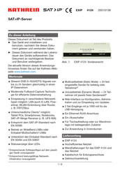 Kathrein SAT-IP EXIP 418 Manual