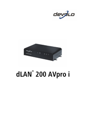 Devolo dLAN 200 AVpro i Manual