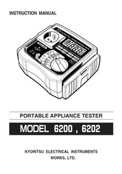 Kyoritsu Electrical Instruments Works 6200 Instruction Manual