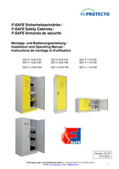Protecto F-SAFE SST-LI 12/20 F90 Installation And Operating Manual