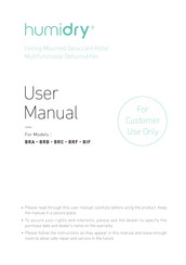 Altrason Humidry BIF-110V User Manual
