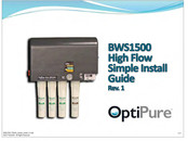 Aquion OptiPure BWS1500 Simple Install Manual