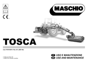 Maschio TOSCA Series Use And Maintenance