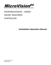 Pulsafeeder MicroVision EX Installation & Operation Manual