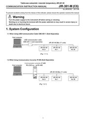 Shinko JIR-301-M Communication Instruction Manual