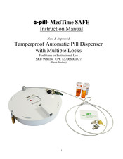 E-Pill MedTime SAFE Instruction Manual