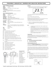Control Company TRACEABLE Instructions