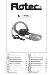 Flotec MULTIOIL Use And Maintenance Manual
