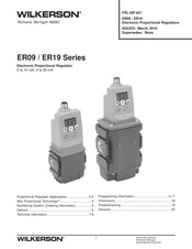 Wilkerson ER19 Series Technical Information