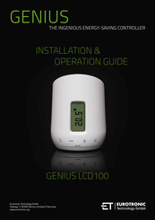 Eurotronic GENIUS LCD100 Installation & Operation Manual